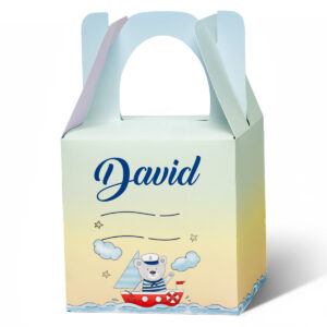 Kutija torbica meda u brodu