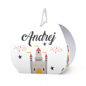 Kutijica za poklone ovalna hrabri vitez