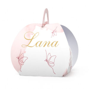 Kutijica za poklone ovalna leptir