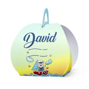 Kutijica za poklone ovalna meda u brodu