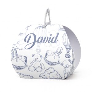 Kutijica za poklone ovalna teddy rocking horse