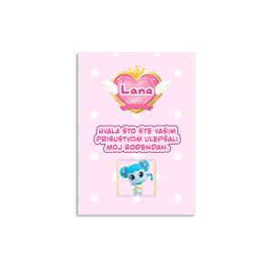 Zahvalnica sa čokoladicom Teenieping - Slika 1