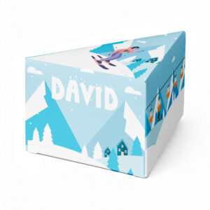 Torta od papira skijanje