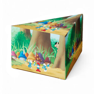 Torta od papira Štrumpfovi - Slika 1