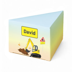 Torta od papira bager