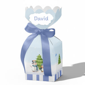 Kutija polu bombonica pingvin i sneško