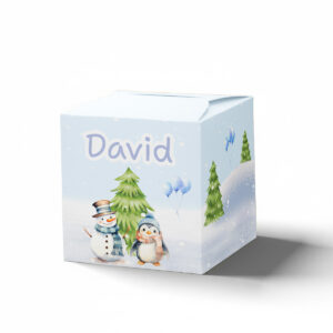 Kutija kockica pingvin i sneško