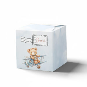 Kutija kockica meda u avionu