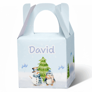 Kutija torbica pingvin i sneško - Slika 1