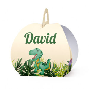 Kutijica za poklone ovalna Dino 1