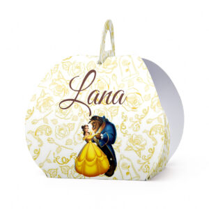 Kutijica za poklone ovalna Lepotica i Zver