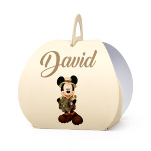 Kutijica za poklone ovalna Miki Maus safari