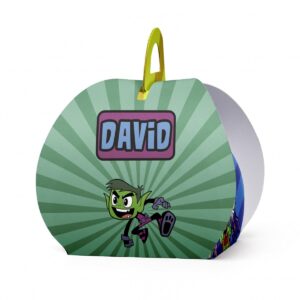 Kutijica za poklone ovalna Mali titani napred