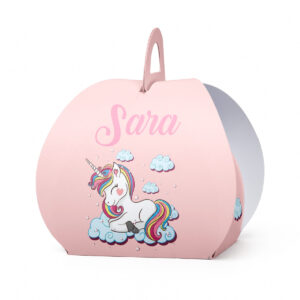 Kutijica za poklone ovalna jednorog II