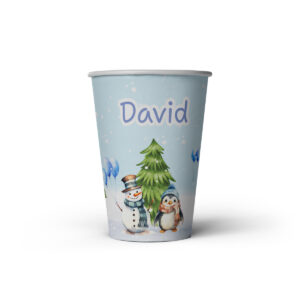 Čaša pingvin i sneško