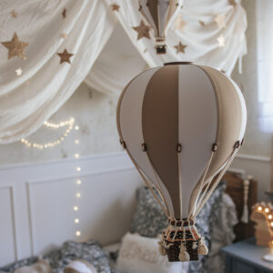 Leteći air baloni za sobu gold / beige - Slika 2