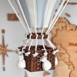 Leteći air baloni za sobu beige / mintgrey - Slika 3