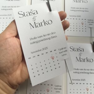 Prskalica venčanje kalendar - Slika 3